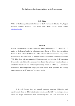 It is well known that a normal pressure, the neutron diffraction data