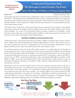 Inflation erodes the purchasing power or real value of frozen tax