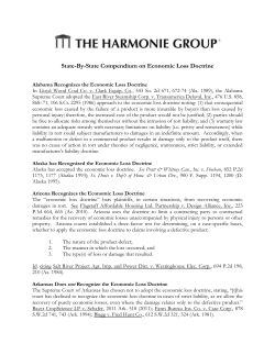 Economic Loss Doctrine