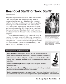 Real Cool Stuff? Or Toxic Stuff?