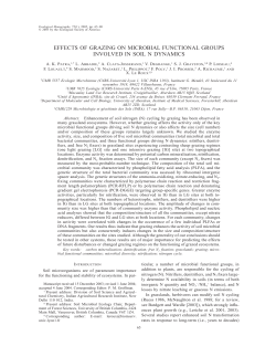effects of grazing on microbial functional groups involved in soil n