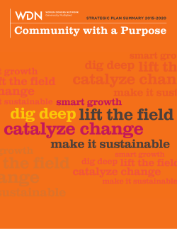 Community with a Purpose