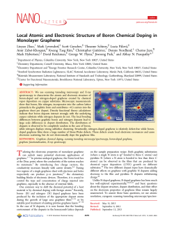 Local Atomic and Electronic Structure of Boron Chemical Doping in