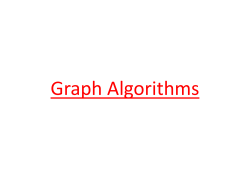 Graph Algorithms - UT Computer Science