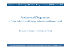 fundamental disagreement