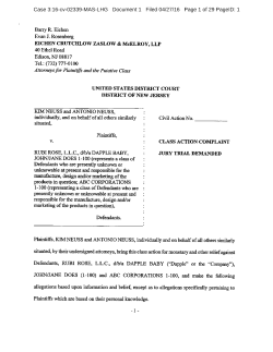 class-action lawsuit - Truth In Advertising