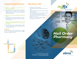 Mail Order Pharmacy