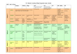 Lower School - St Michael`s Academy