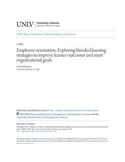 Employee orientation: Exploring blended learning strategies