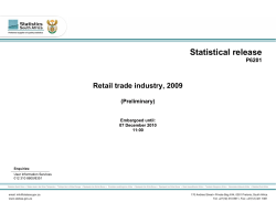 The South Africa - Statistics South Africa