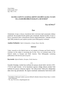 Tam Metin  - Journal Of History School