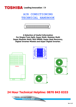 AIR CONDITIONING TECHNICAL HANDBOOK