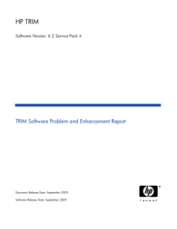 HP TRIM - HPE Community