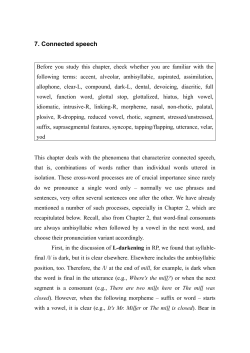 hiatus and hiatus filling