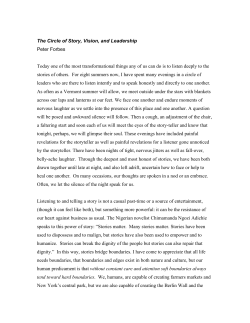 The Circle of Story