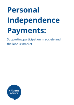 Personal Independence Payments