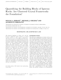 Quantifying the Building Blocks of Igneous Rocks: Are