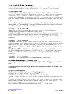 Crockwell Drinks Packages