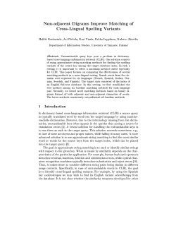 Non-adjacent Digrams Improve Matching of Cross