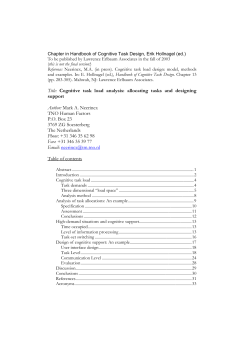 (2003).Cognitive task load design
