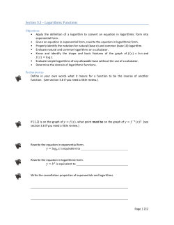 Math 112 Class Notes Section 5.3 (2015