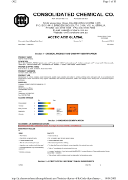 Acetic Acid Glacial