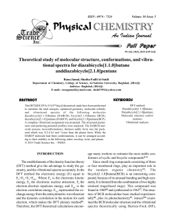 Theoretical study - Trade Science Inc