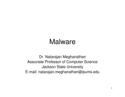 Malware - Jackson State University