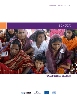 Gender - GFDRR