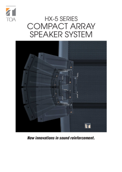 Brochure - TOA Electronics