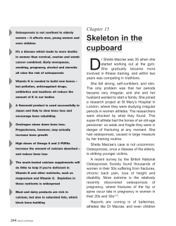 Osteoporosis and Bone Disease