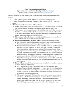 Open-mindedness, Intellectual Humility, Intellectual