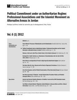Political Commitment under an Authoritarian Regime