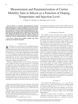 Measurement and Parameterization of Carrier Mobility Sum in