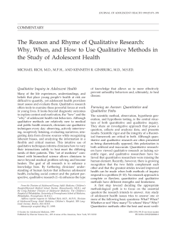 - Journal of Adolescent Health