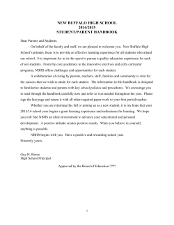 High School Handbook - School Improvement Using the 3 X 5