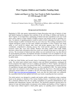 2009-07-Final Report Update of Trend In Spending