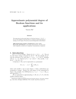 Approximate polynomial degree of Boolean