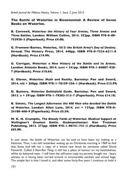 Print this article - British Journal for Military History