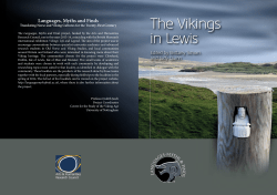 The Vikings in Lewis - University of Nottingham