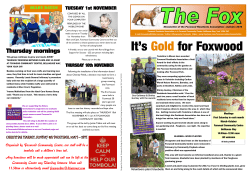 It`s Gold for Foxwood - City of York Council