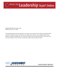 to view a sample report from this online assessment.