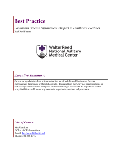 Continuous Process Improvement`s Impact in