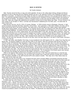 MACK M. BOYNTON - Naval Special Warfare Archives
