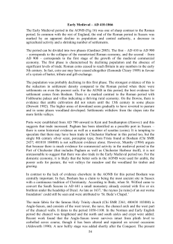 Early Medieval &ndash; AD 410-1066 - Chichester Harbour Conservancy