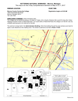 KETTERING NATIONAL SEMINARS &ndash; Monroe, Michigan This map