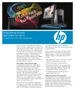 HP DREAMCOLOR LP2480ZX PROFESSIONAL LCD DISPLAY
