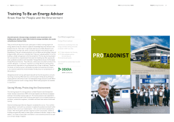 ProTAGoNIST - Xella Sustainability Report 2012