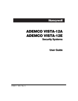 Honeywell Ademco Vista 12A