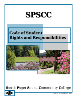 Code of Student Rights and Responsibilities